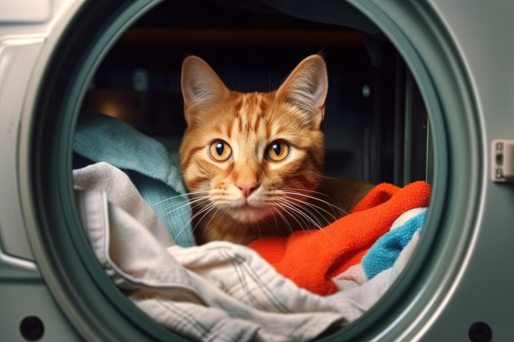 Cat-in-Washing-Machine